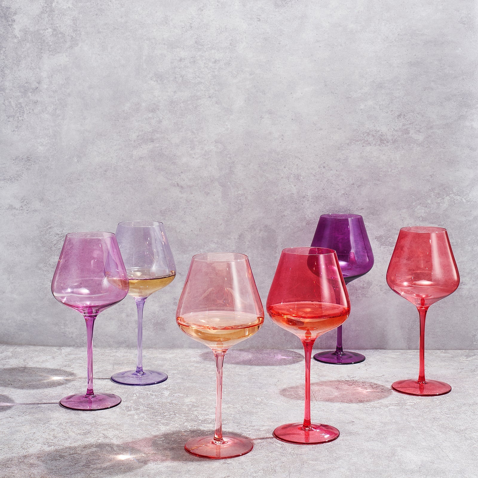 Love Stemmed Wine Glassware, Set of 6