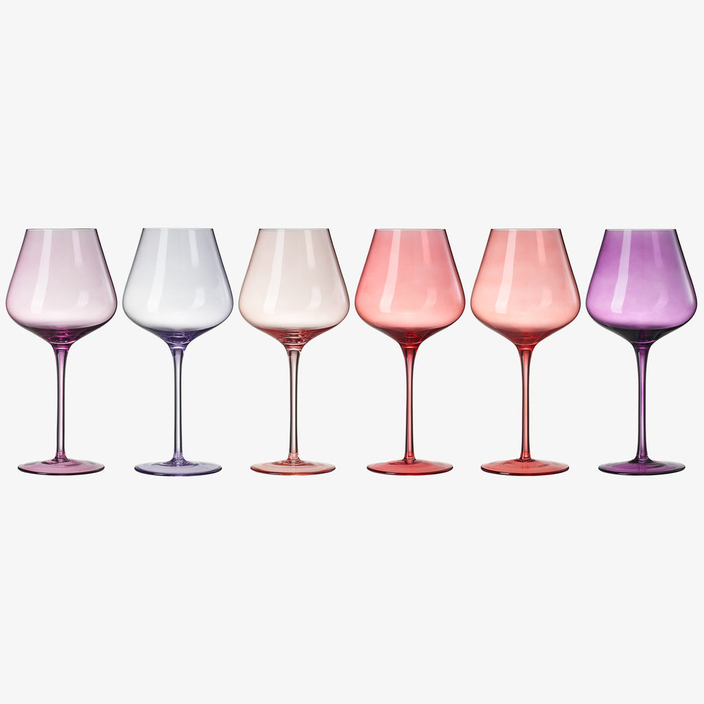 Love Stemmed Wine Glassware, Set of 6