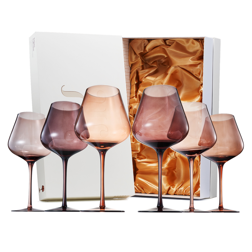 Love Stemmed Wine Glassware, Set of 6