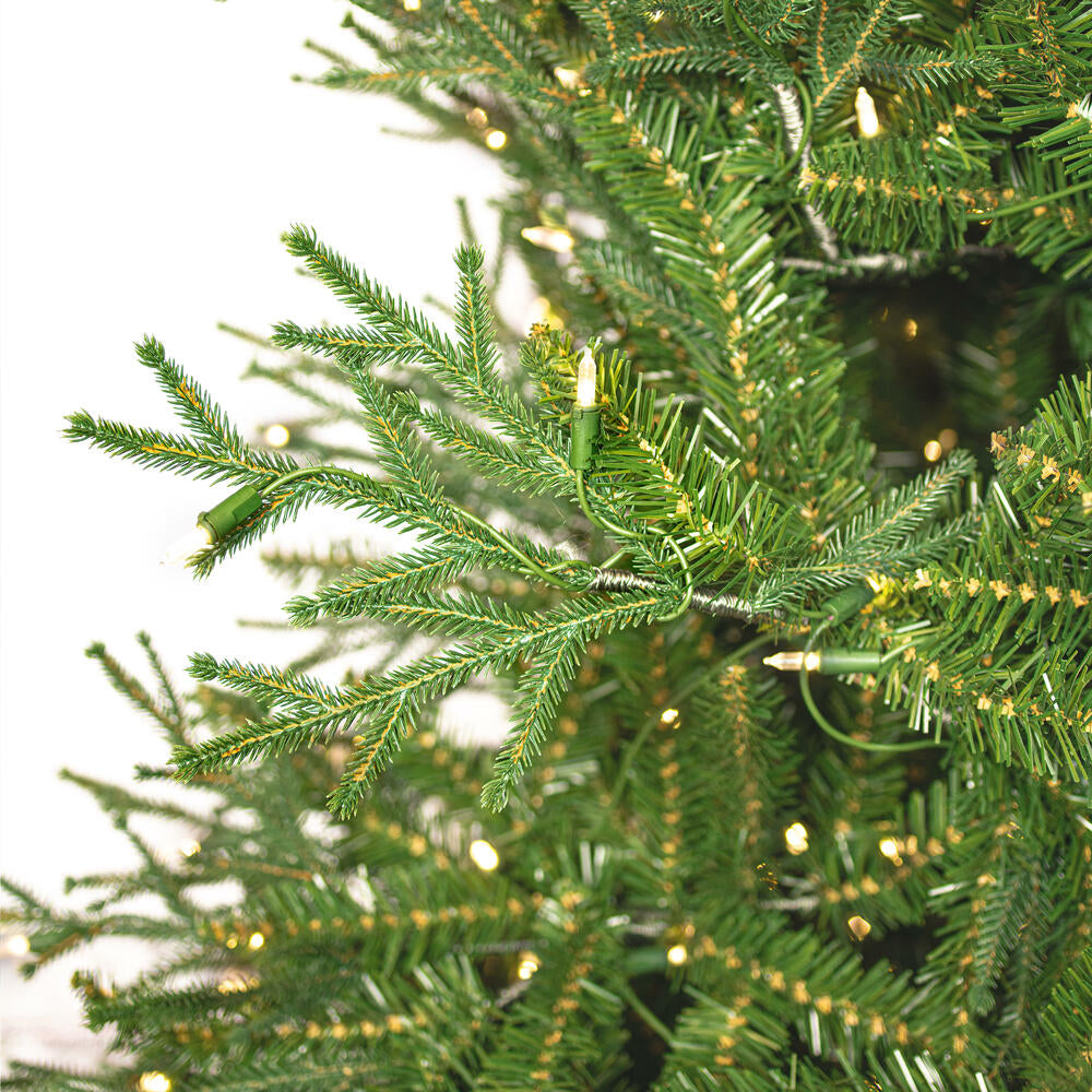 Vickerman 9' x 67" Tiffany Fraser Fir Artificial Christmas Tree with LED Color Changing Mini Lights