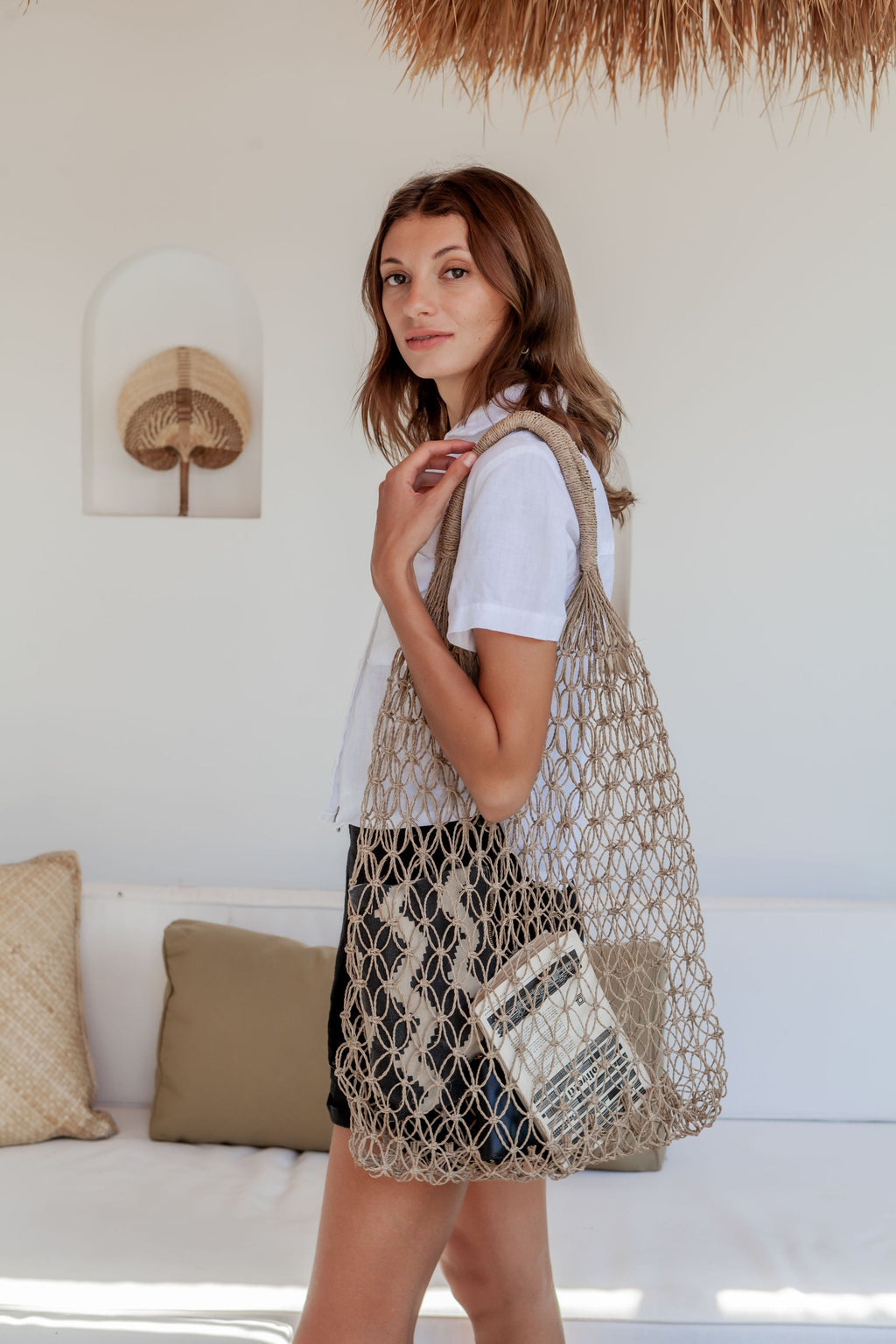Natural Net Market Tote