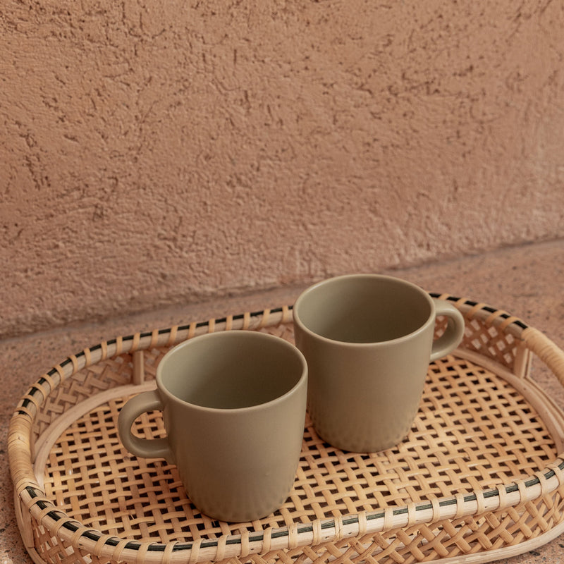 Nora Rattan Oval Tray