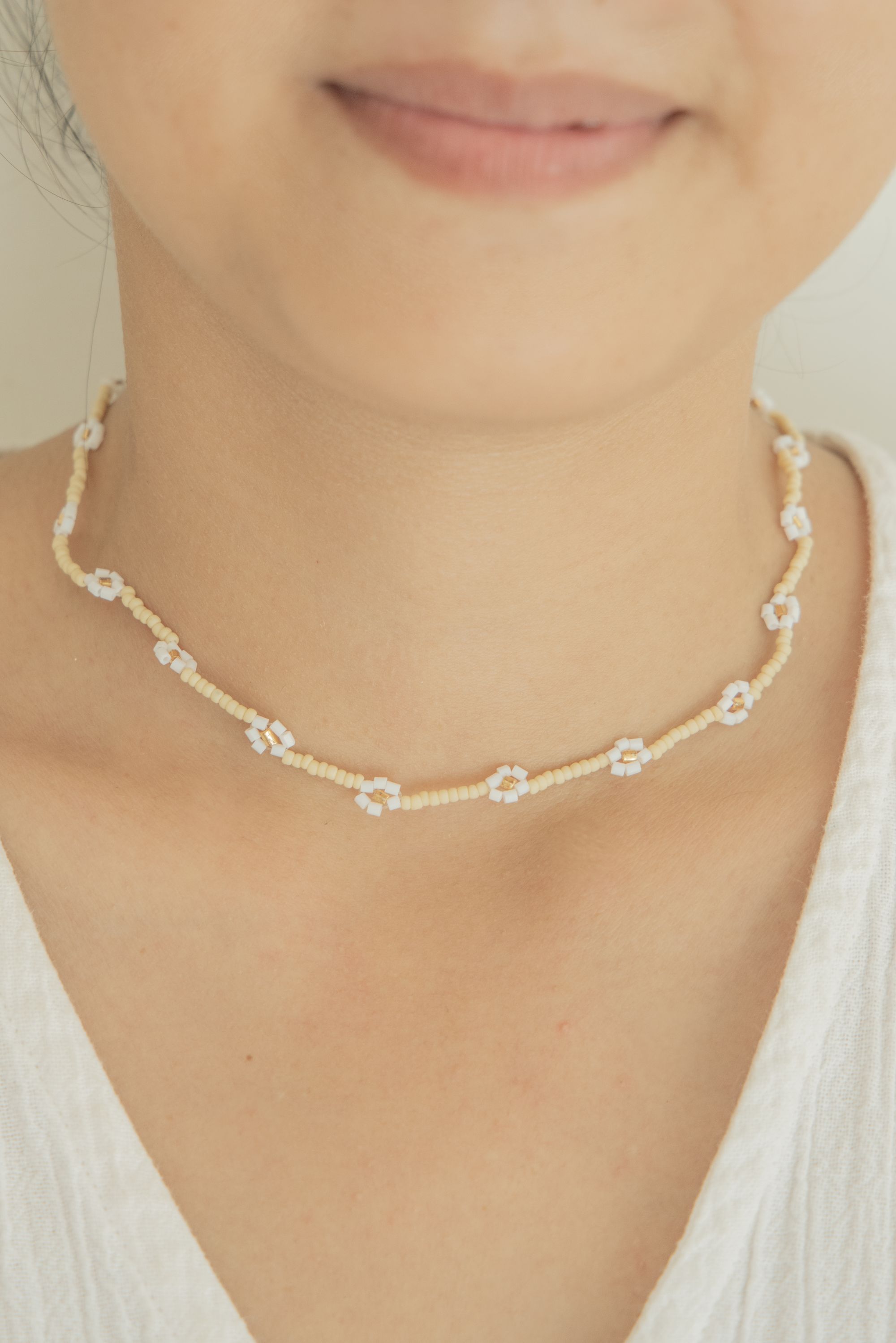 Flora Beaded Necklace