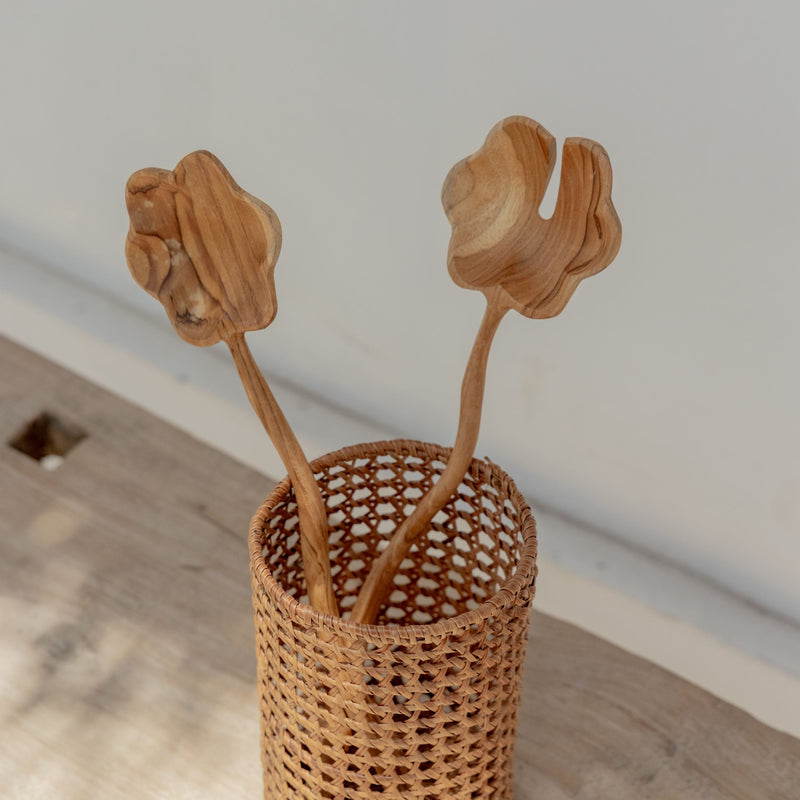 Rattan Utensil Holder