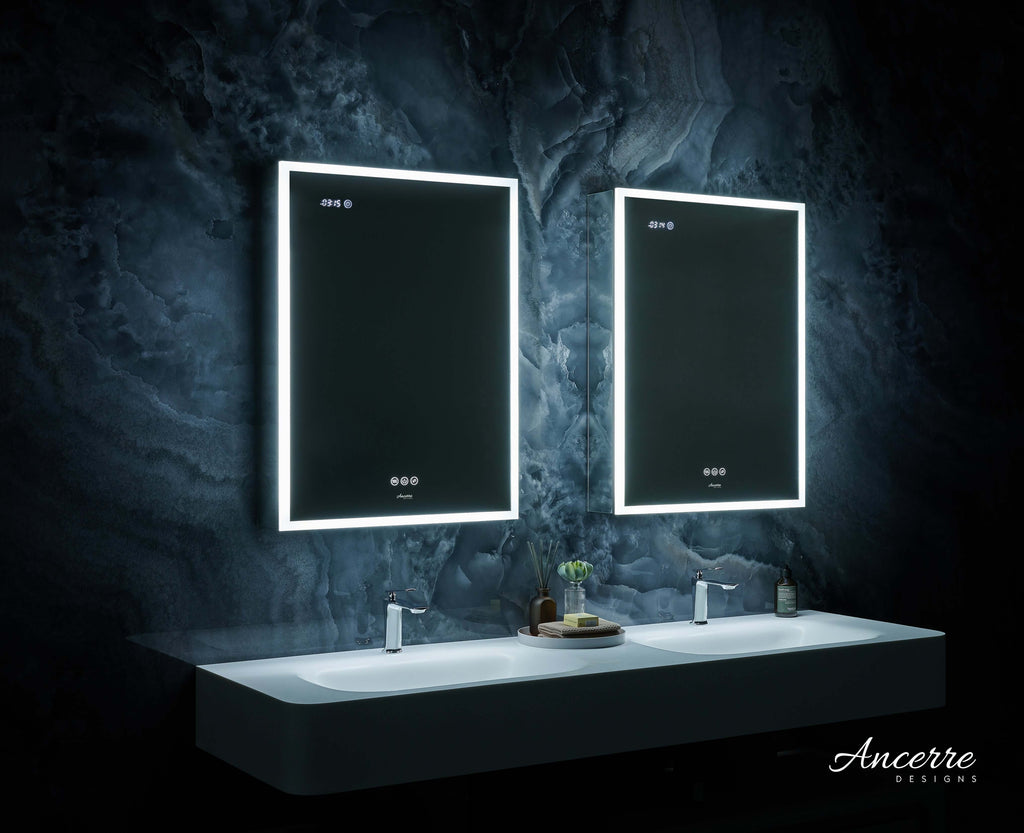 Pagani LED Mirror Cabinet with Defogger, Dimmer, Magnifier & USB outlet
