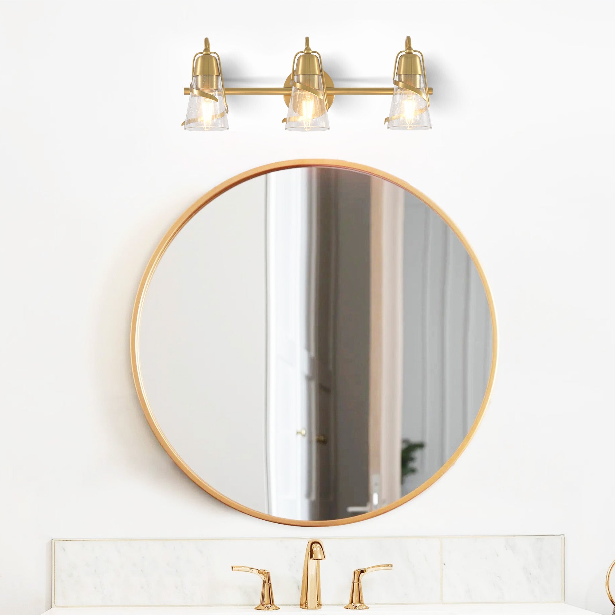 24 Inch Payne 3-Light Mirror Vanity Light