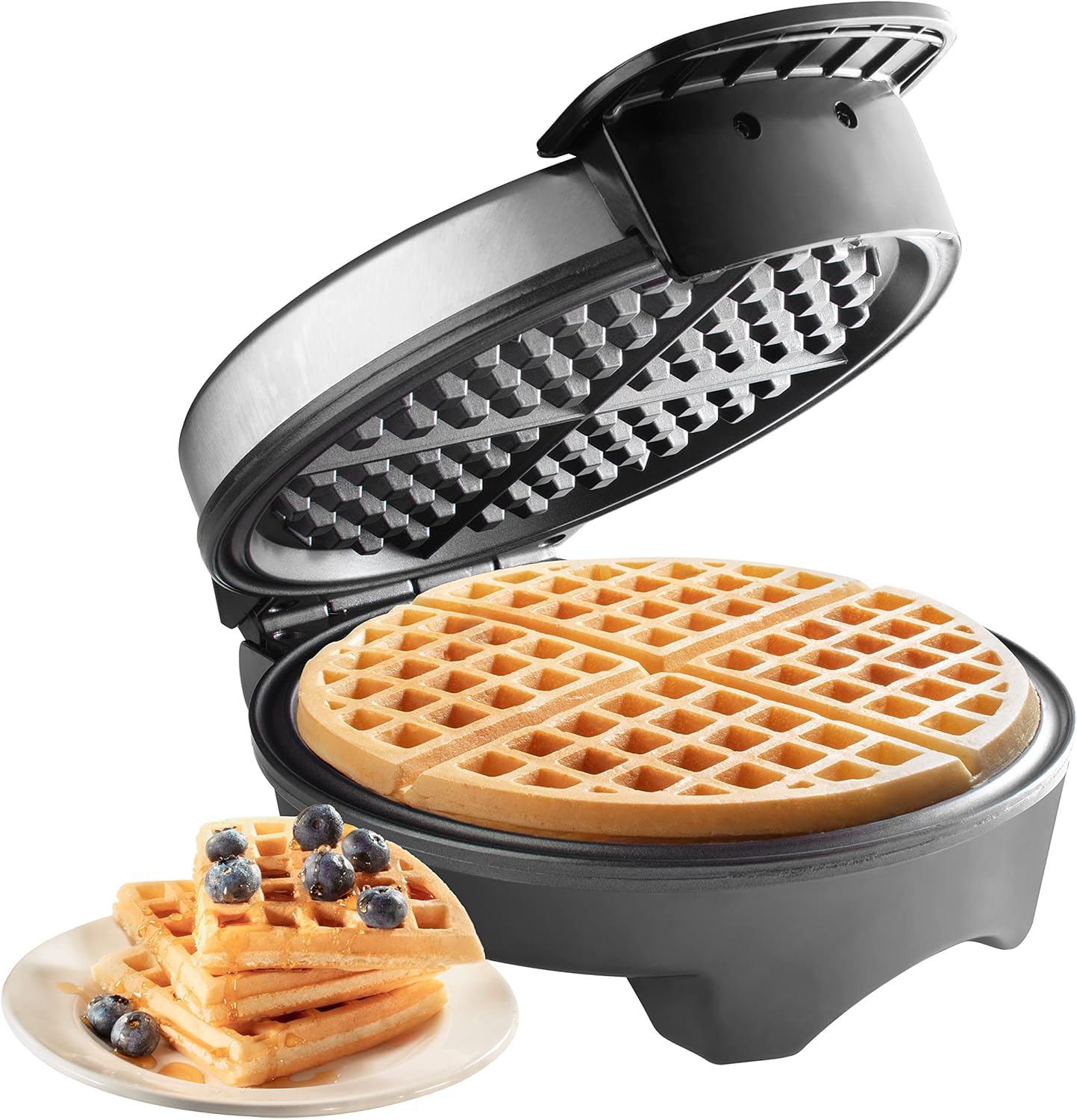 Waffle Maker by Cucina Pro -  Non-Stick Belgian Waffle Maker – Fast, Easy, and Convenient Waffle Cooking