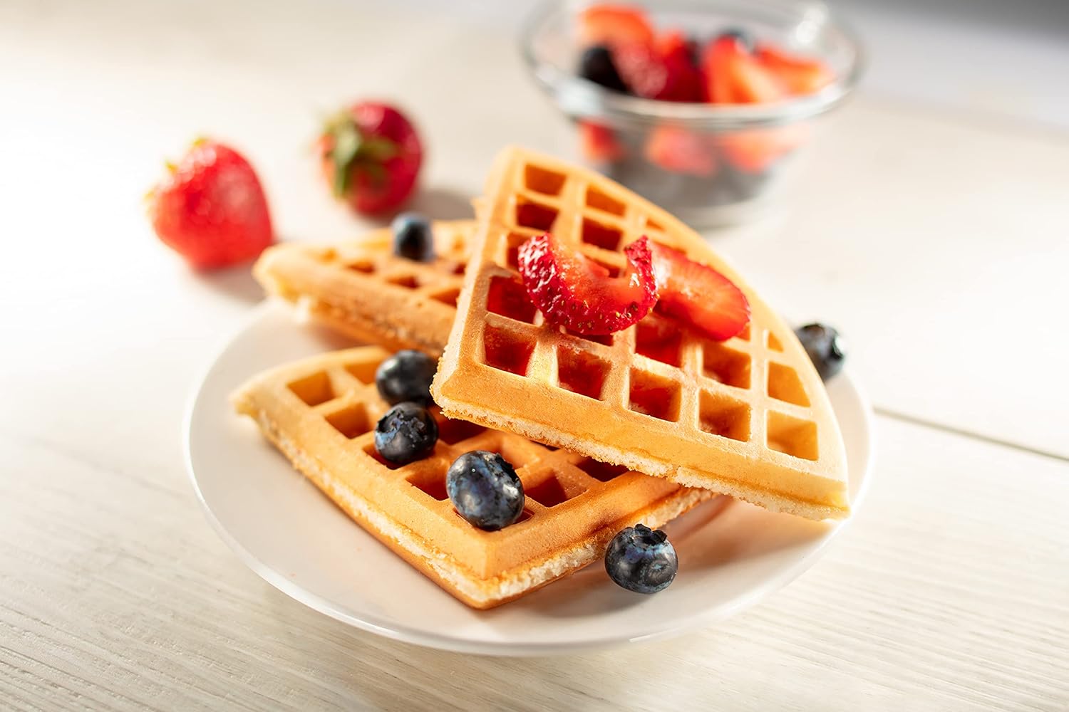 Waffle Maker by Cucina Pro -  Non-Stick Belgian Waffle Maker – Fast, Easy, and Convenient Waffle Cooking