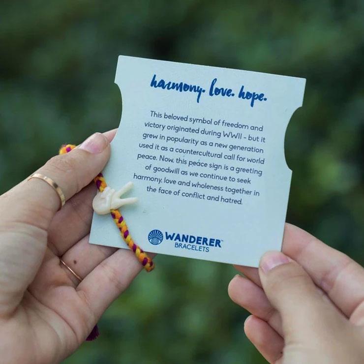 Peace Hand Bracelet