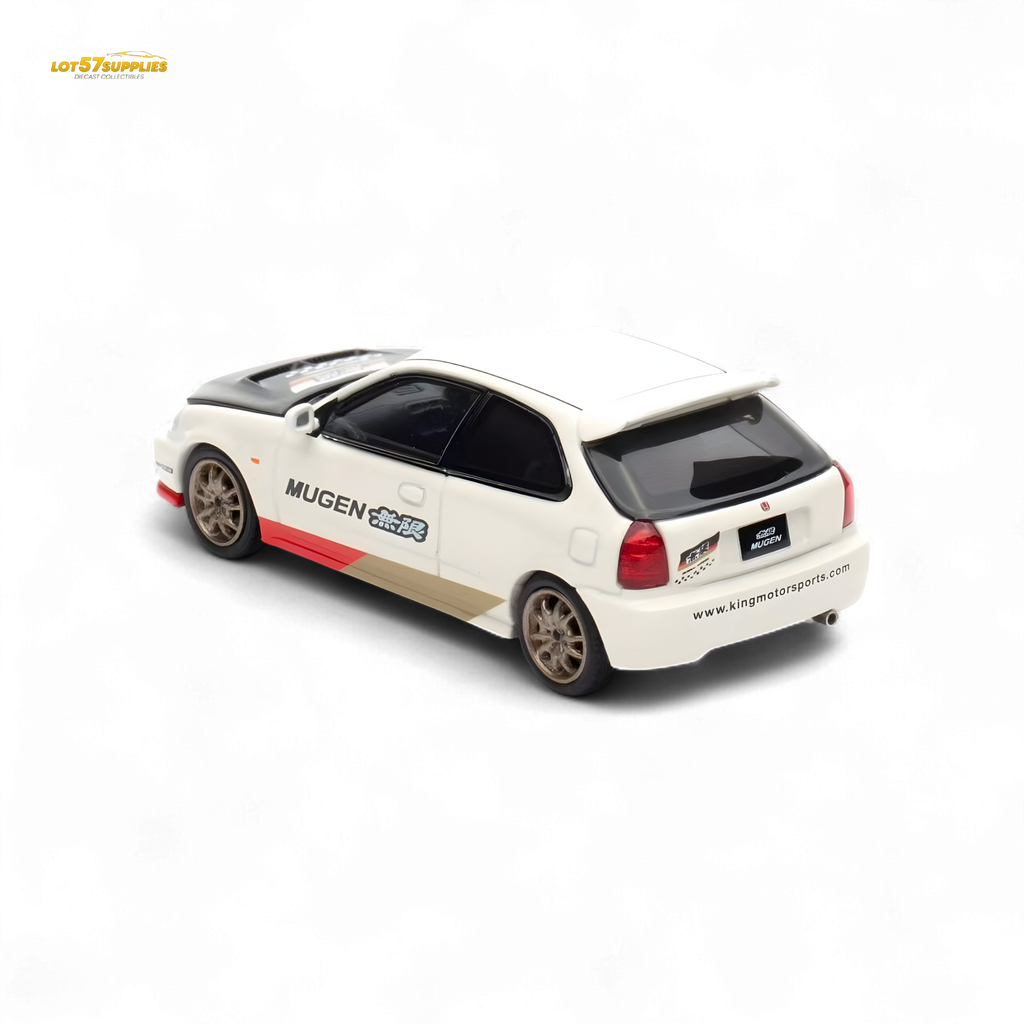 Motorhelix Honda Civic EK9 MUGEN Malaysia Limited Edition - White 1:64