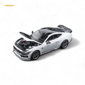 (Pre-Order) DCM Mustang Dark Horse - Crystal White - Titanium Wheels 1:64