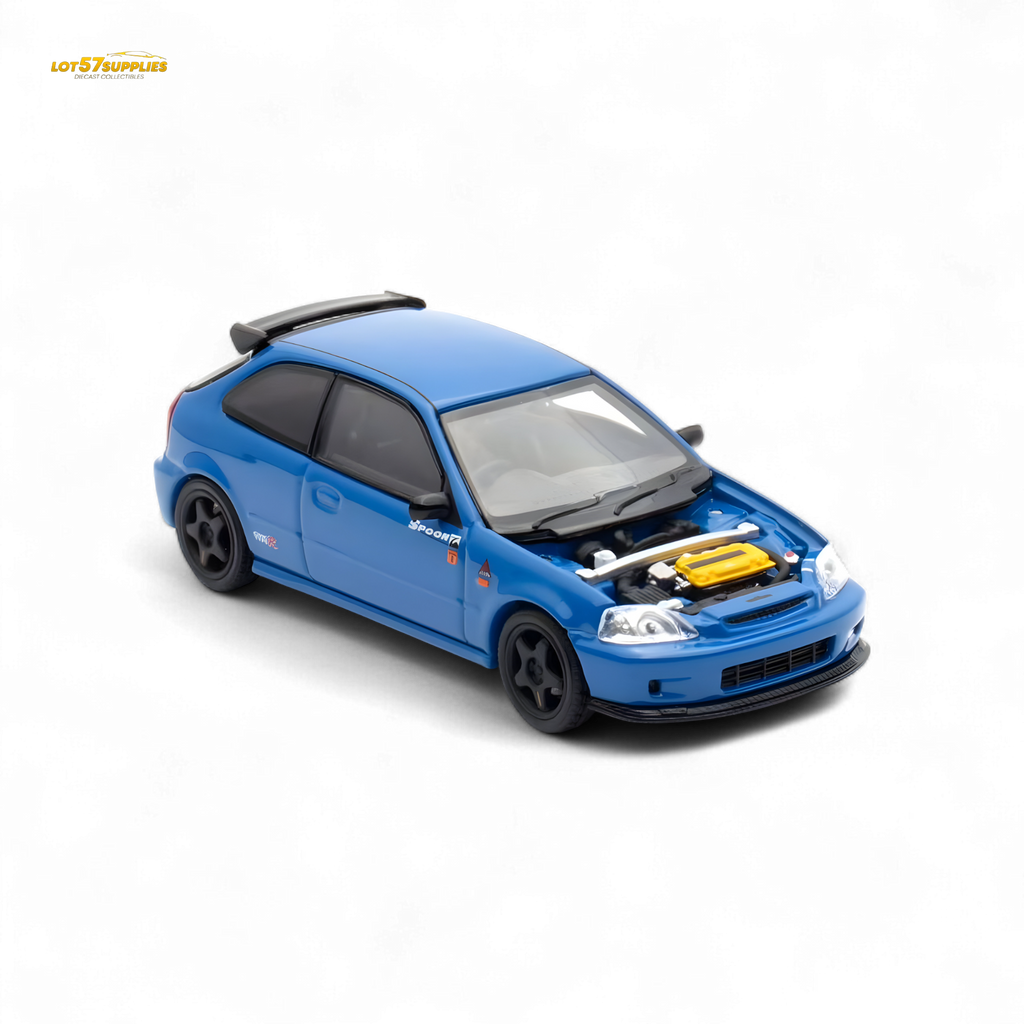 Motorhelix Honda Civic EK9 Malaysia Limited Edition - Blue 1:64
