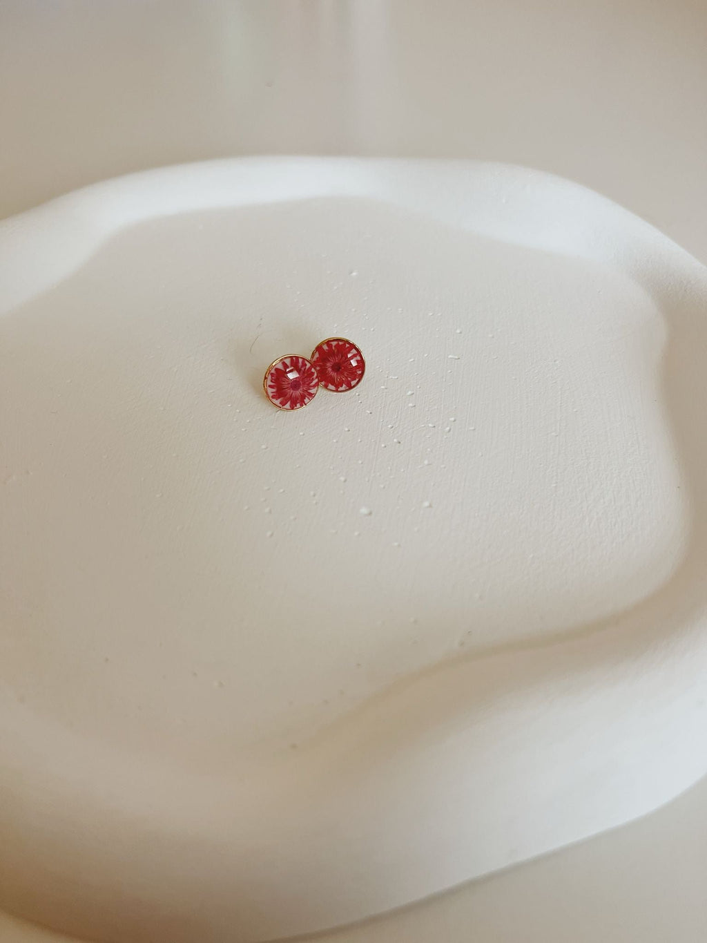 Wildflower Gold Stud Earrings