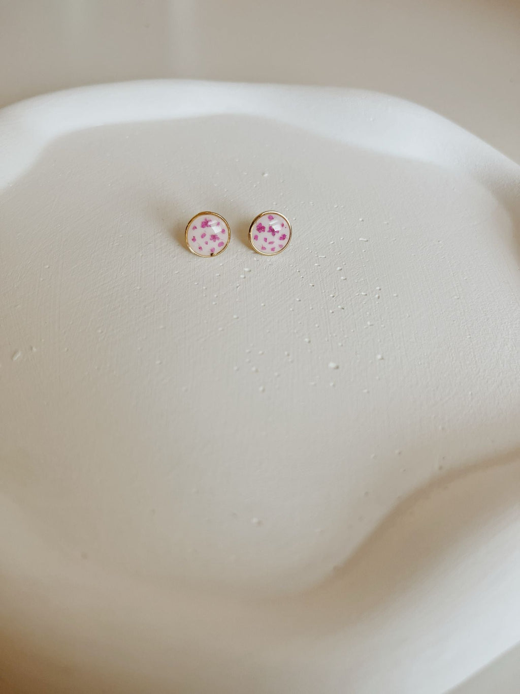 Wildflower Gold Stud Earrings