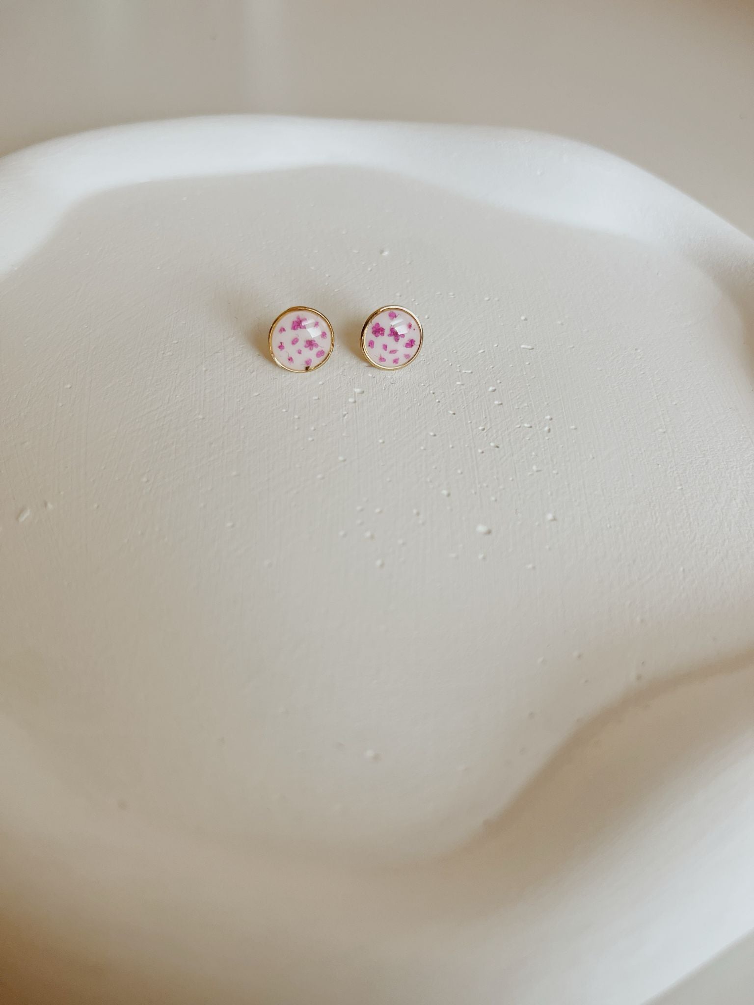 Wildflower Gold Stud Earrings