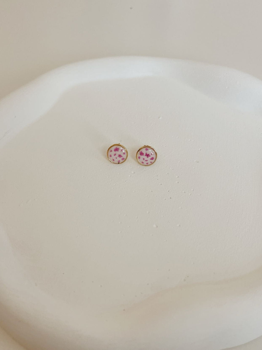 Wildflower Gold Stud Earrings