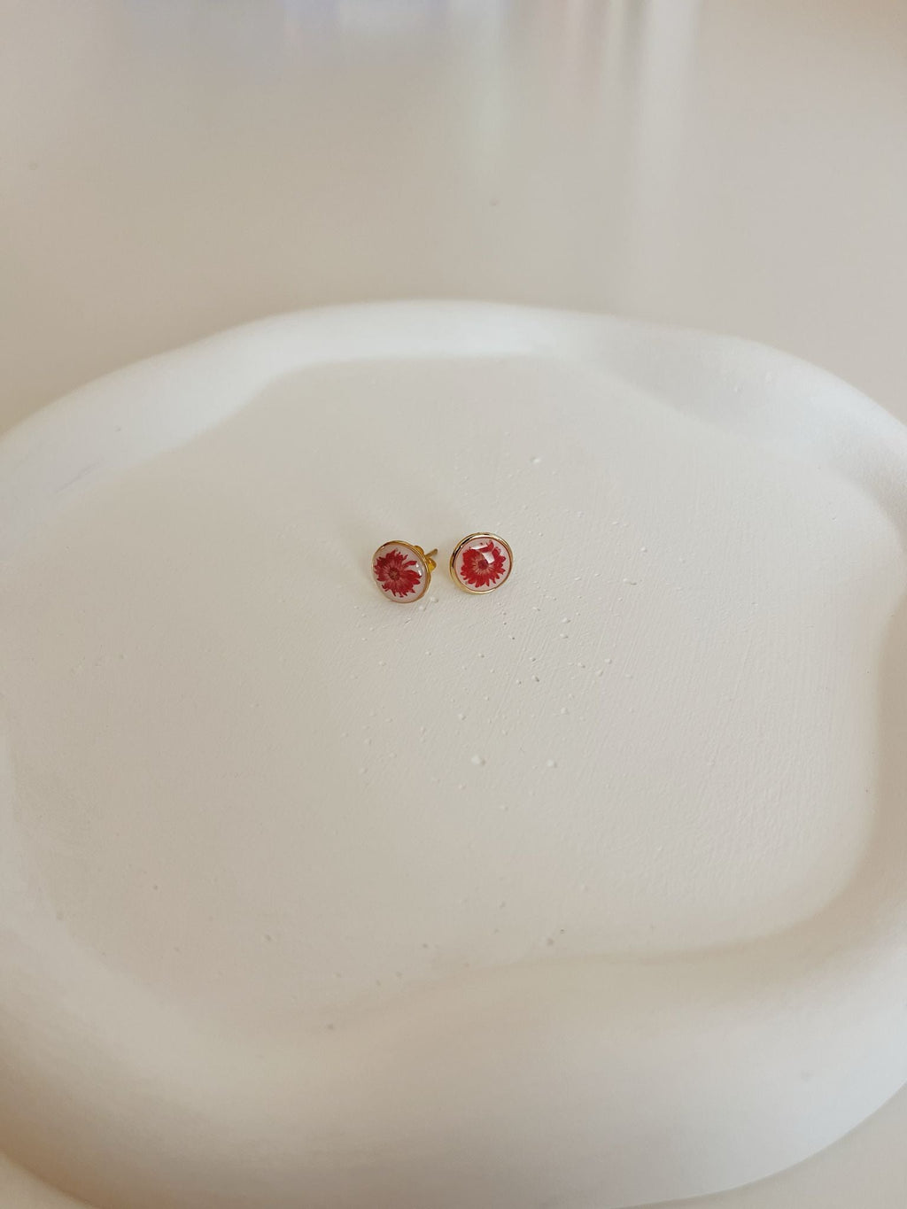 Wildflower Gold Stud Earrings