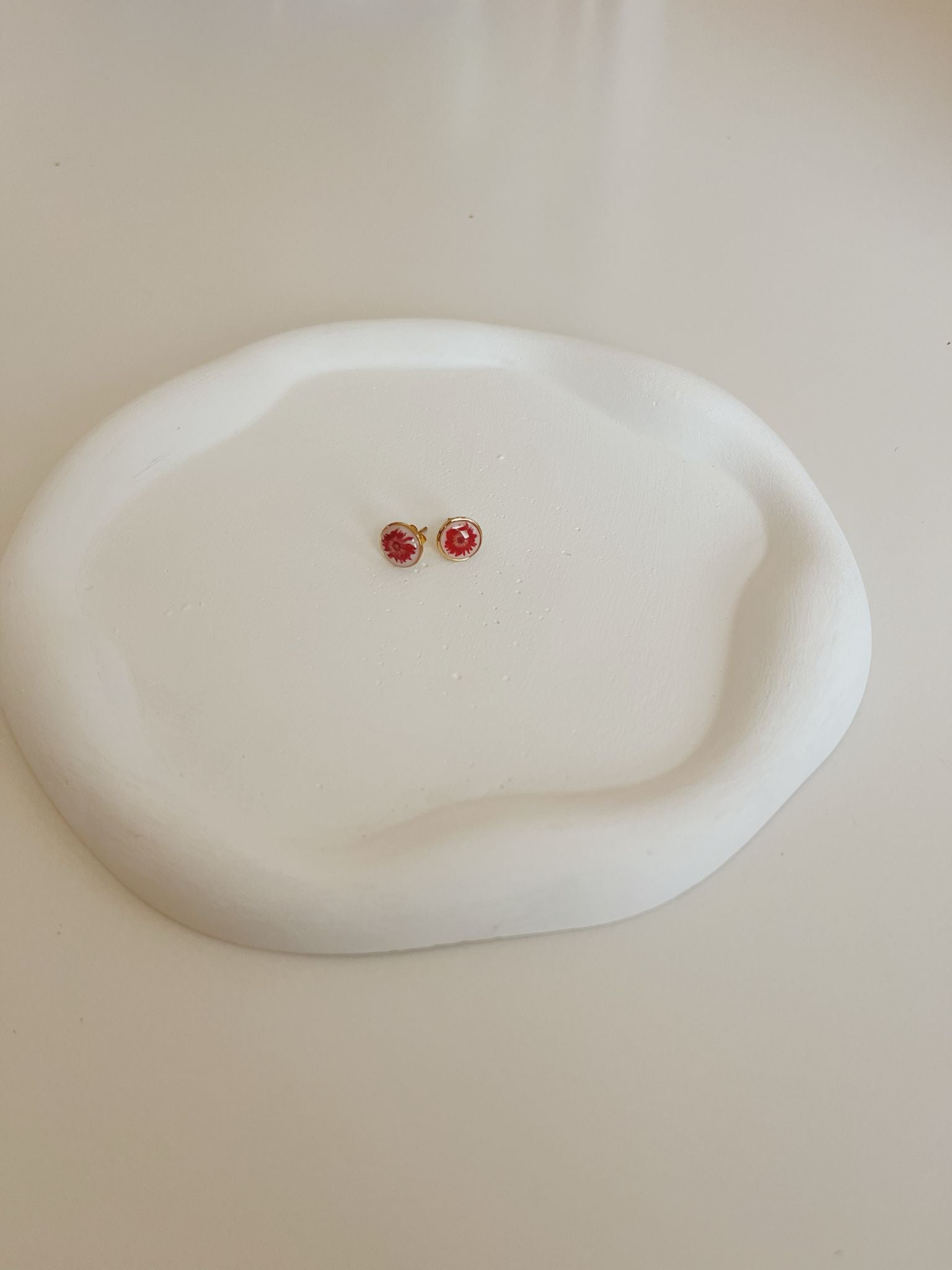 Wildflower Gold Stud Earrings