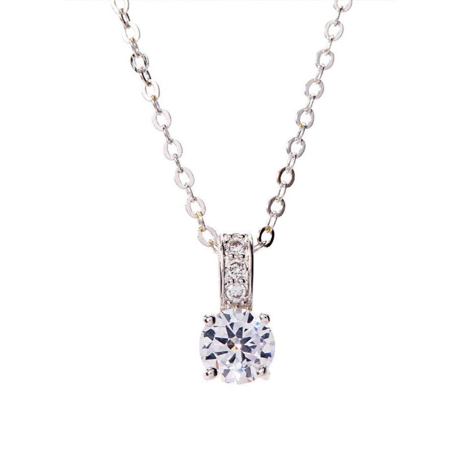Luna Cubic Zirconia Pendant Necklace