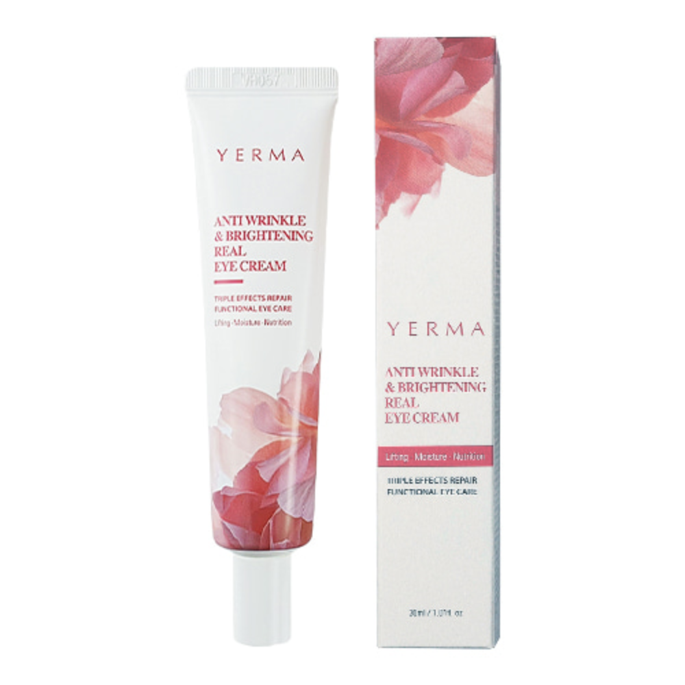 YERMA Anti-Wrinkle Brightening Real Eye Cream (30ml)