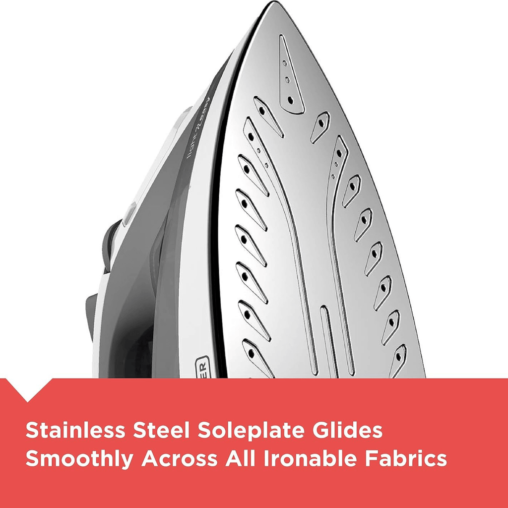 Black & Decker Light N Easy Auto-Shutoff Iron with Stainless Soleplate