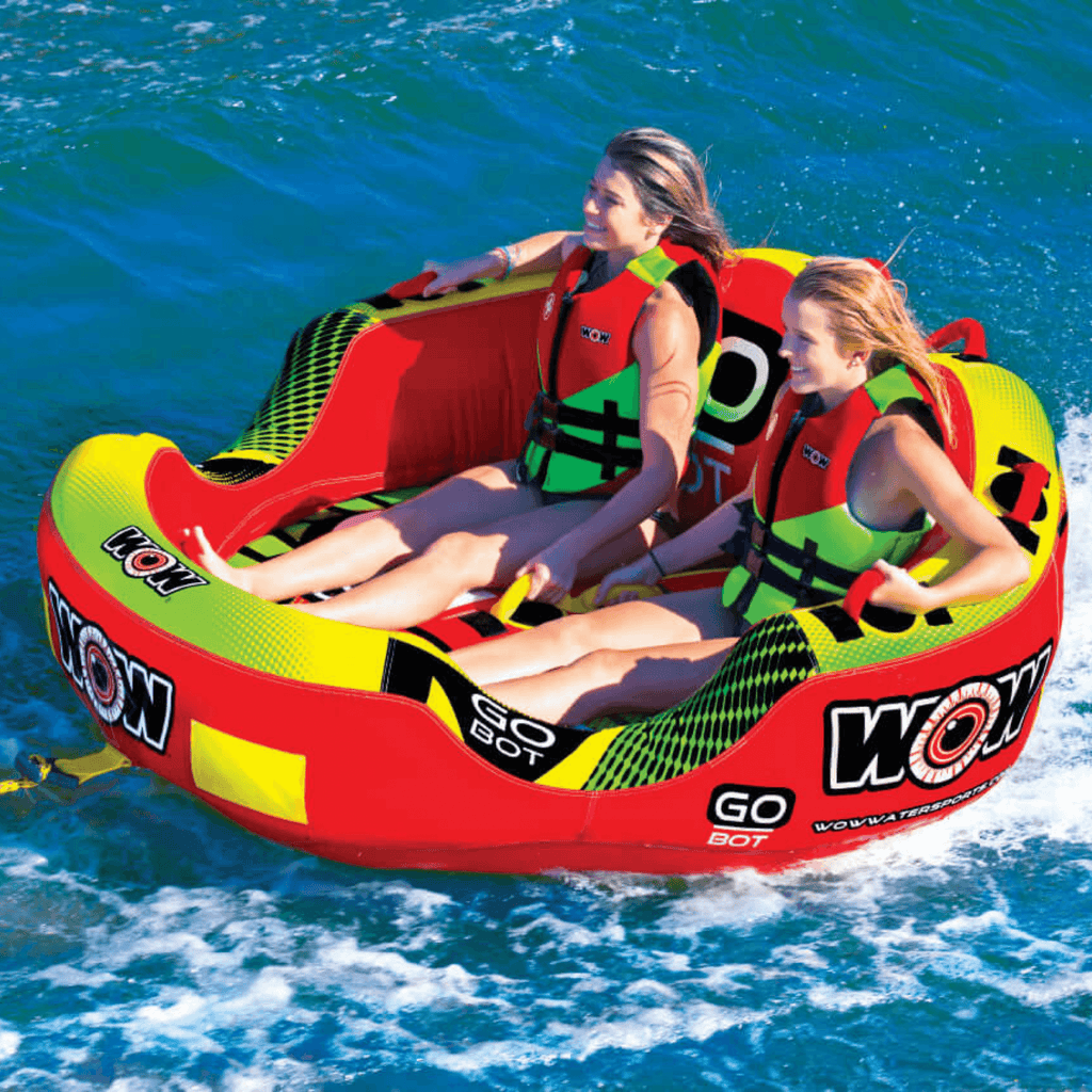 WOW Watersports Go Bot Towable Water Tube for 1 to 2 Riders