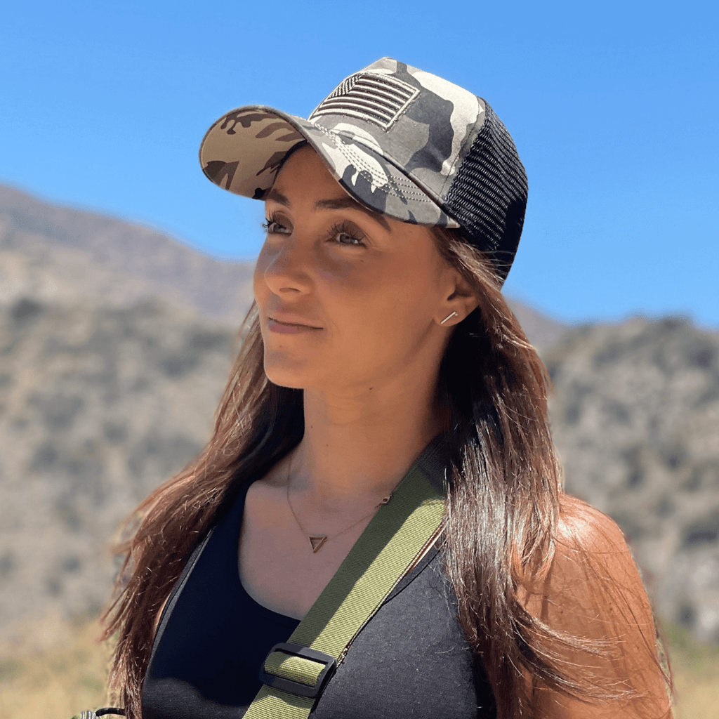 JupiterGear American Flag Trucker Hat with Adjustable Strap | Breathable & Unisex