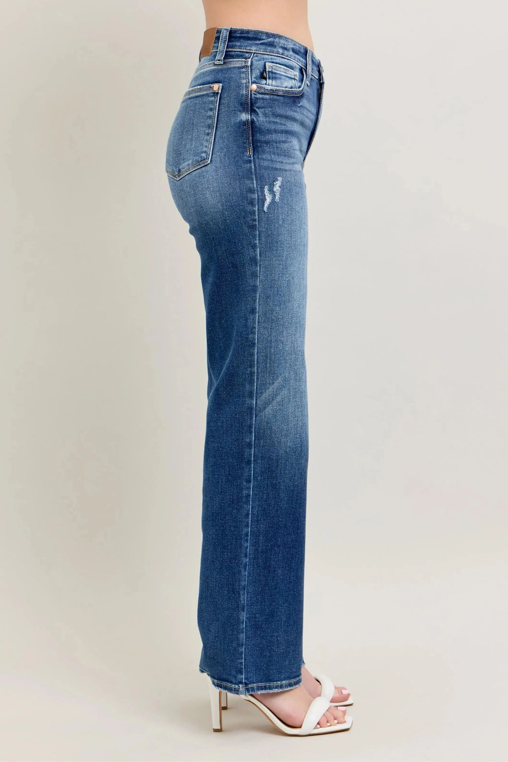 Judy Blue Jeans - Full Size/Plus Size High Waist 90's Straight Leg