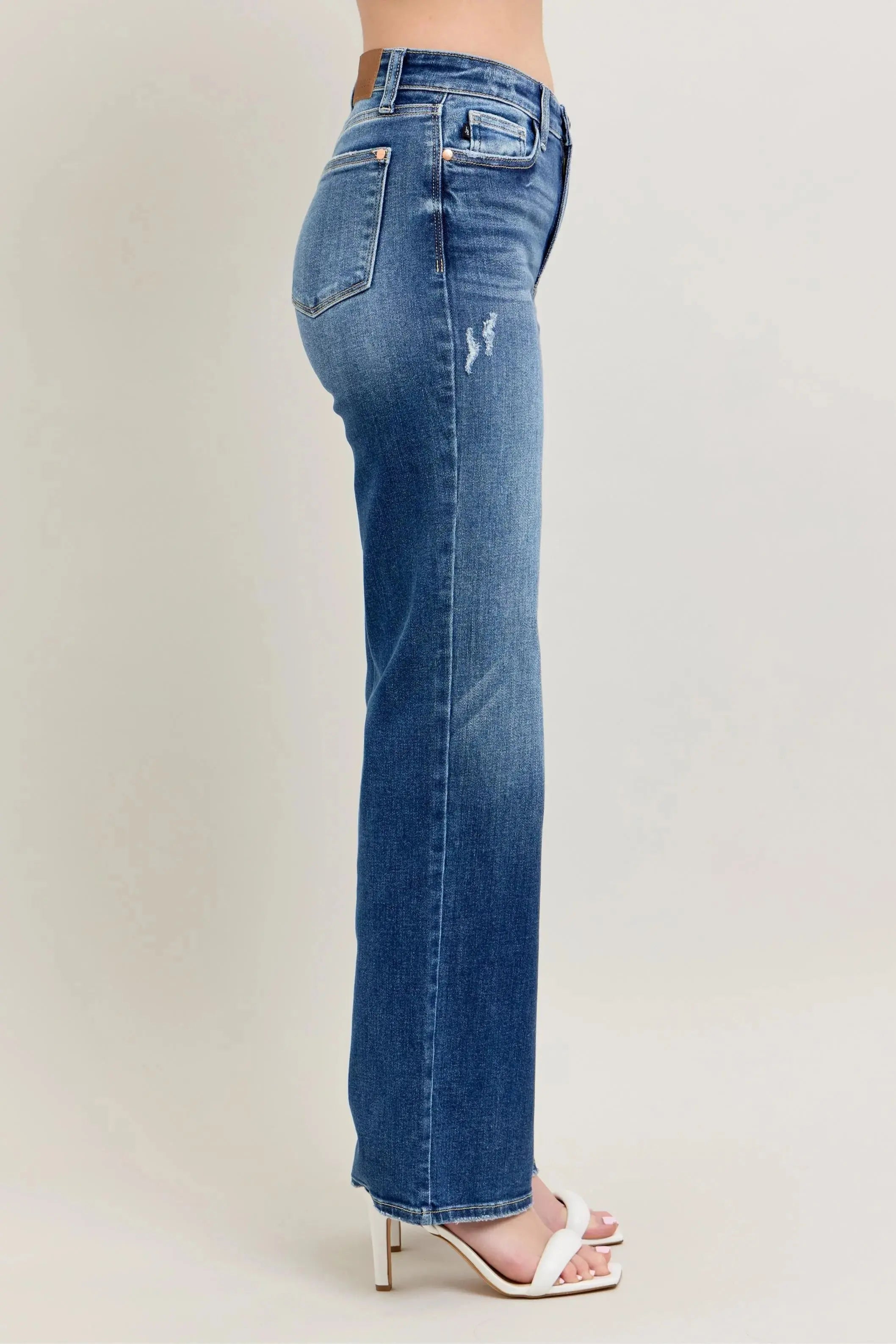 Judy Blue Jeans - Full Size/Plus Size High Waist 90's Straight Leg