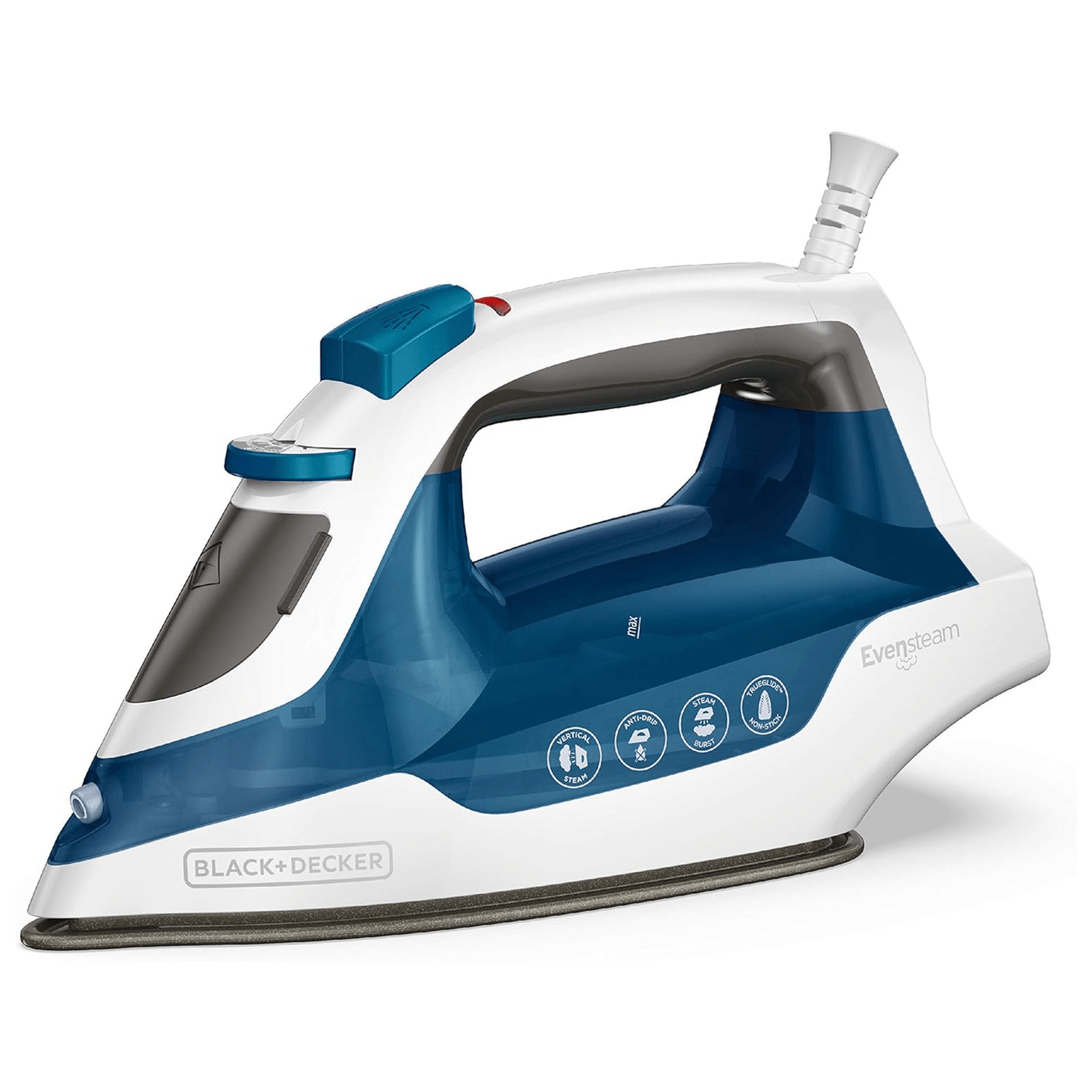 Black & Decker Easy Steam TrueGlide Nonstick SmartSteam Compact Iron