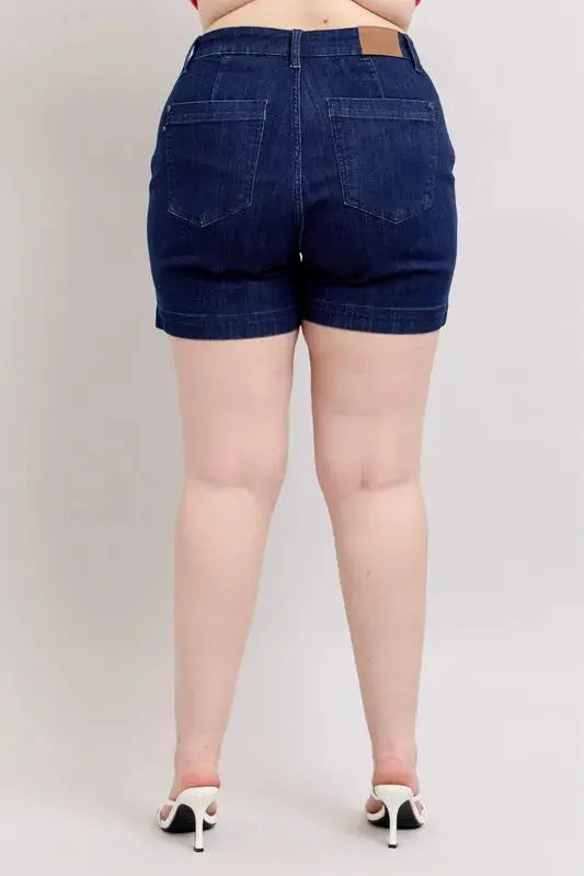 Judy Blue Jeans - Full Size High Waist Denim Shorts