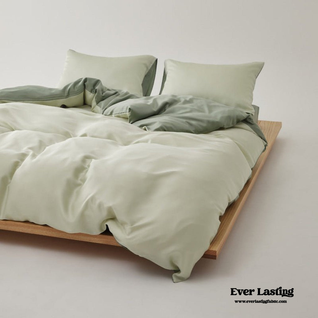 Adeline Pastel Silky Cooling TENCEL™ Bedding Set / Coffee