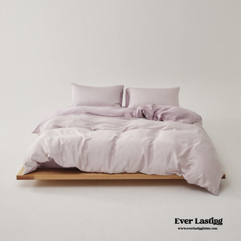 Adeline Pastel Silky Cooling TENCEL™ Bedding Set / Coffee