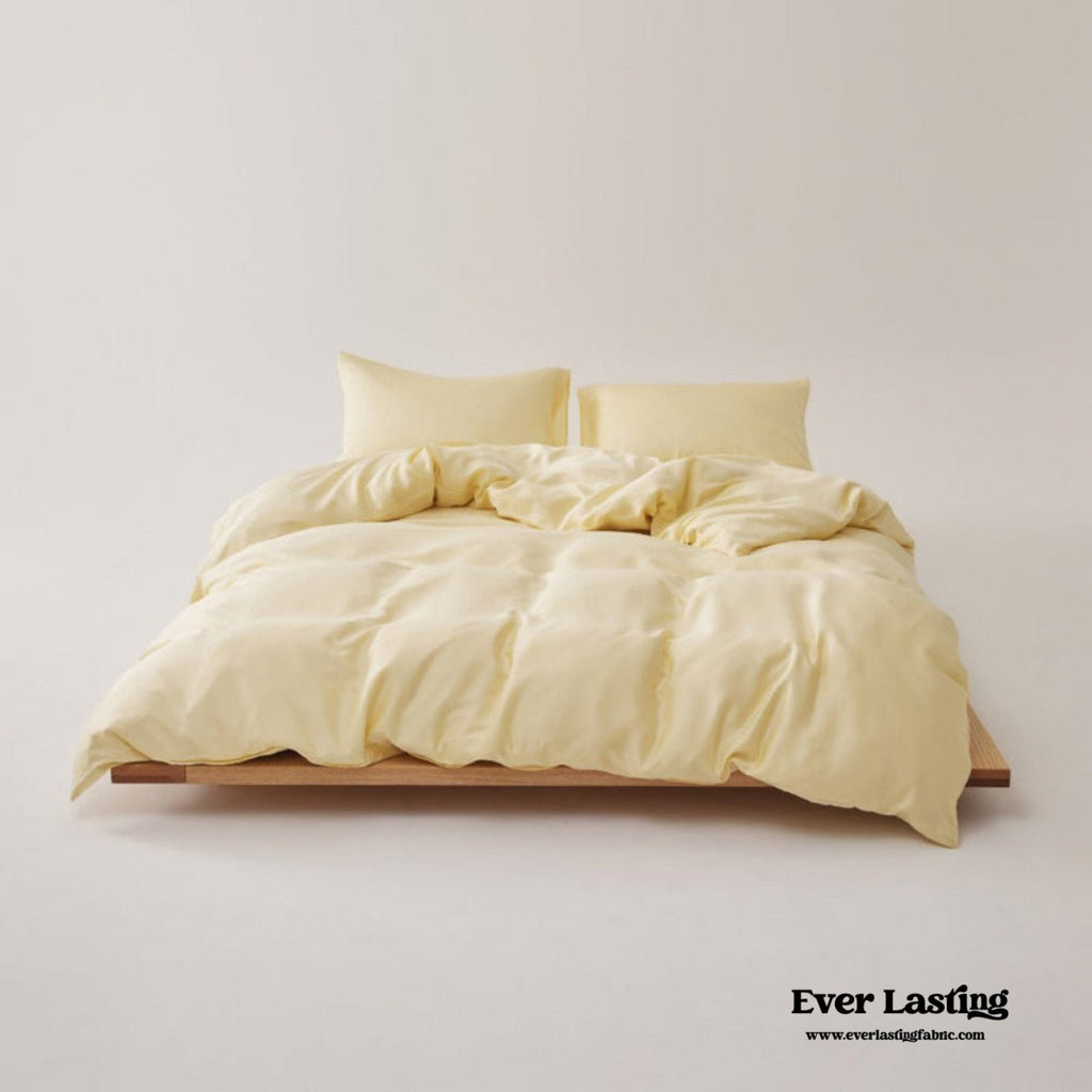Adeline Pastel Silky Cooling TENCEL™ Bedding Set / Coffee