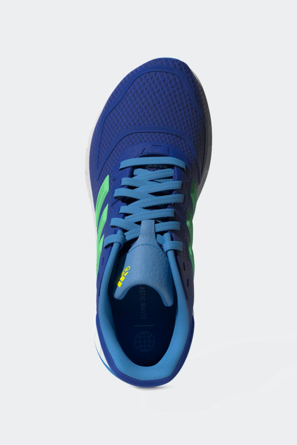 Adidas Boys Duramo 10 K Lace Up Sneaker in Blue