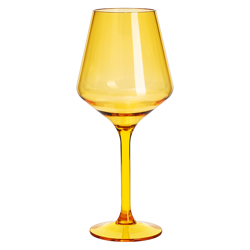 Saint Tropez Acrylic Stemmed Wine Glassware, Set of 2