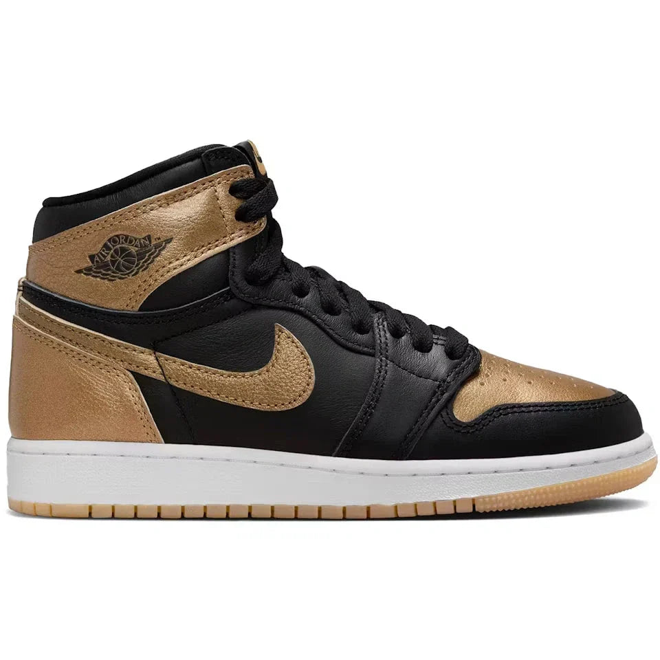 Jordan 1 Retro High OG Black Metallic Gold (GS)