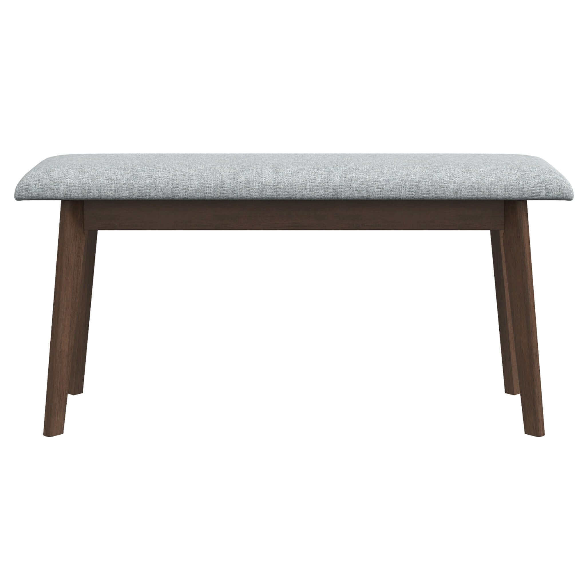 Carlos Fabric Upholstered Solid Wood Bench 47" – Luxury Modern Seating