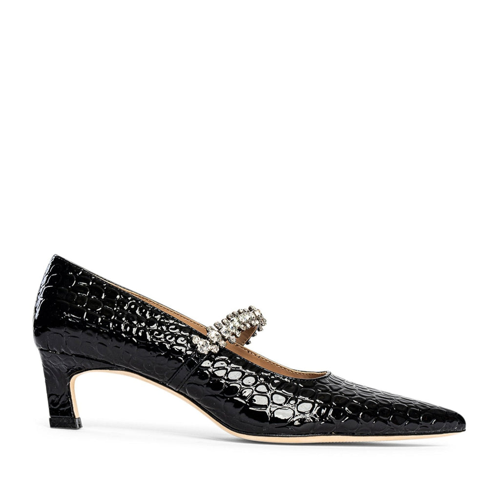 Antonella Embossed Leather Pump