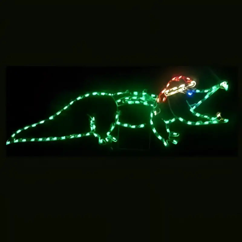 Alligator, Gator with Santa Hat Large