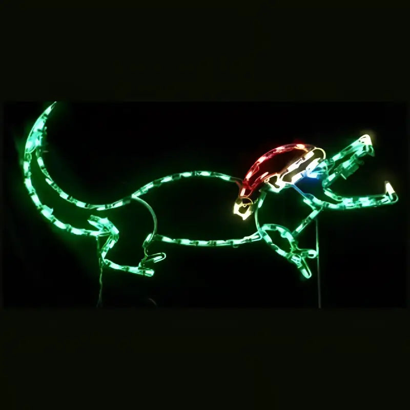 Alligator, Gator with Santa Hat Small
