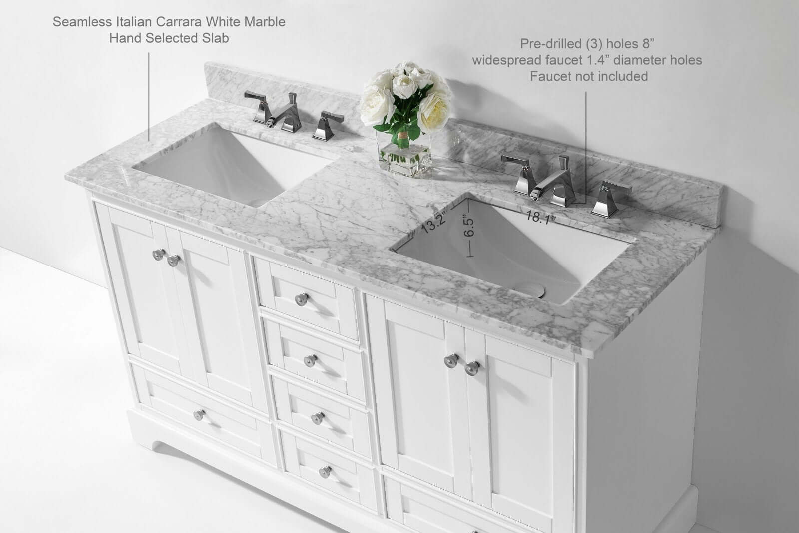 Audrey 60" Bath Vanity Set