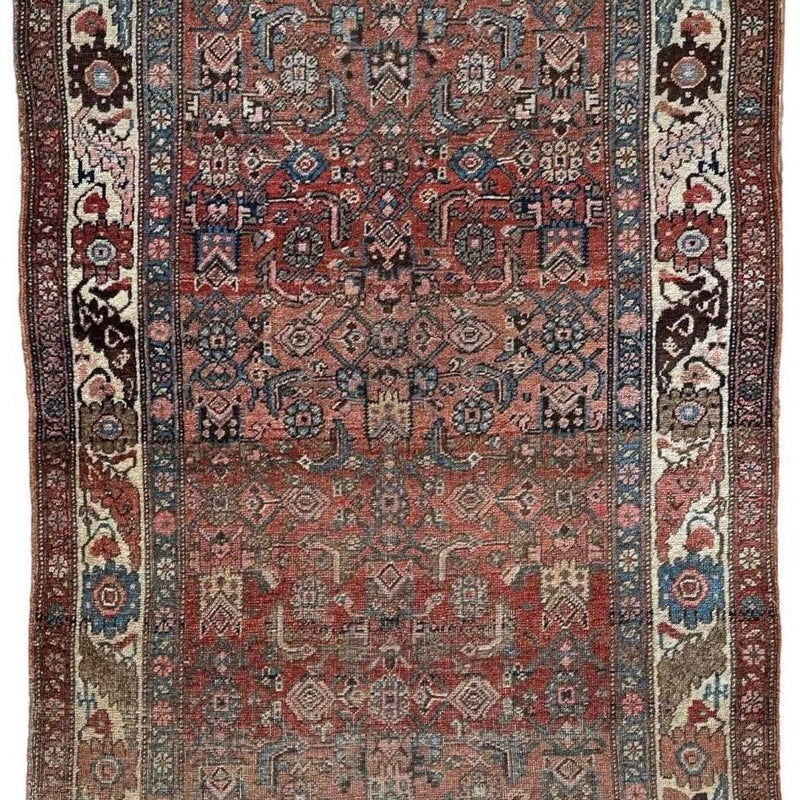 Antique Late 19th Century Persian Kurdish Gholtogh Rug 4 x 7