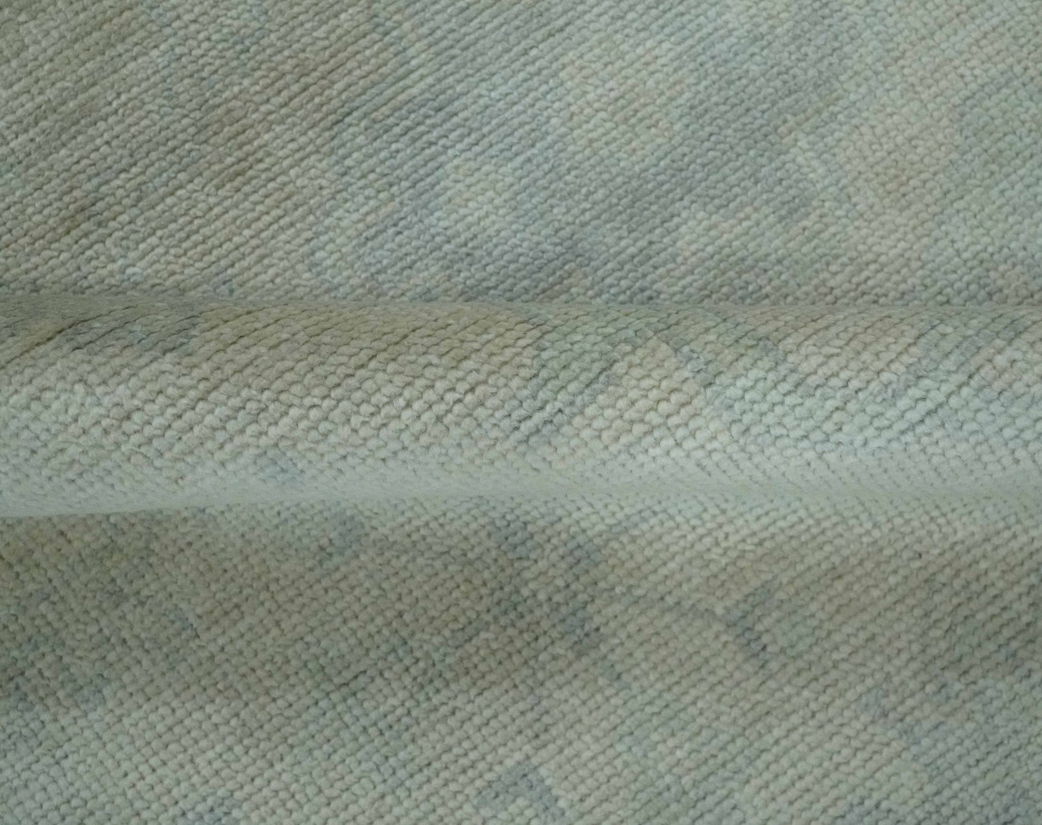 Antique look Beige and Gray Hand Knotted Oriental Oushak 8x10 wool Area Rug