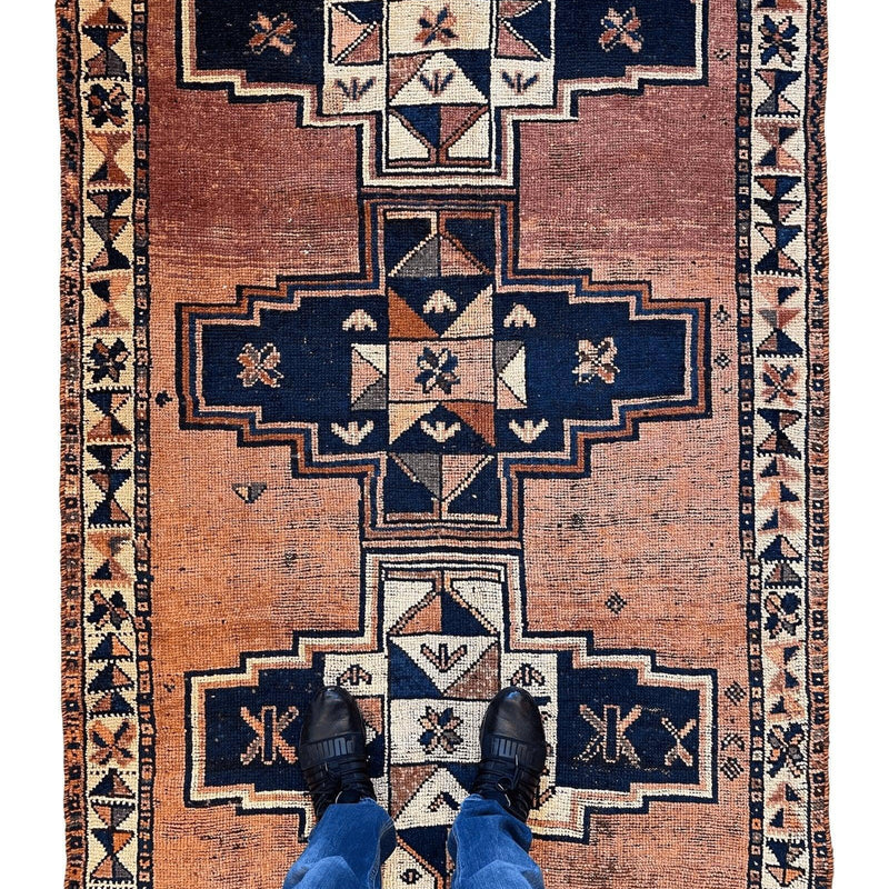 Antique Luri Persian Tribal Rug 4’4”x12’9”