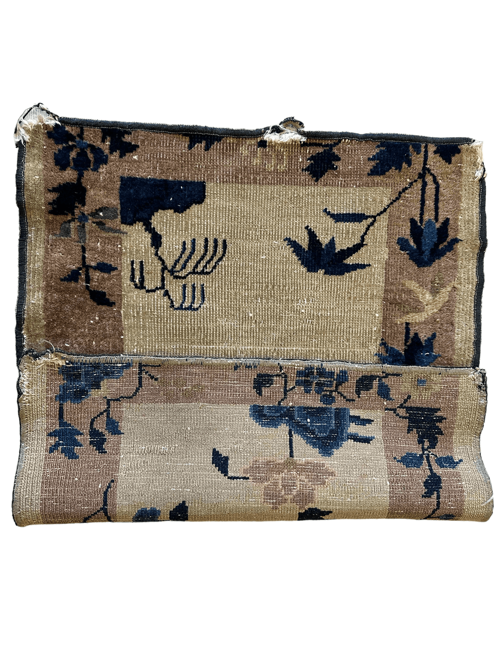 Antique Small Art Deco Chinese Rug 24” x 30”