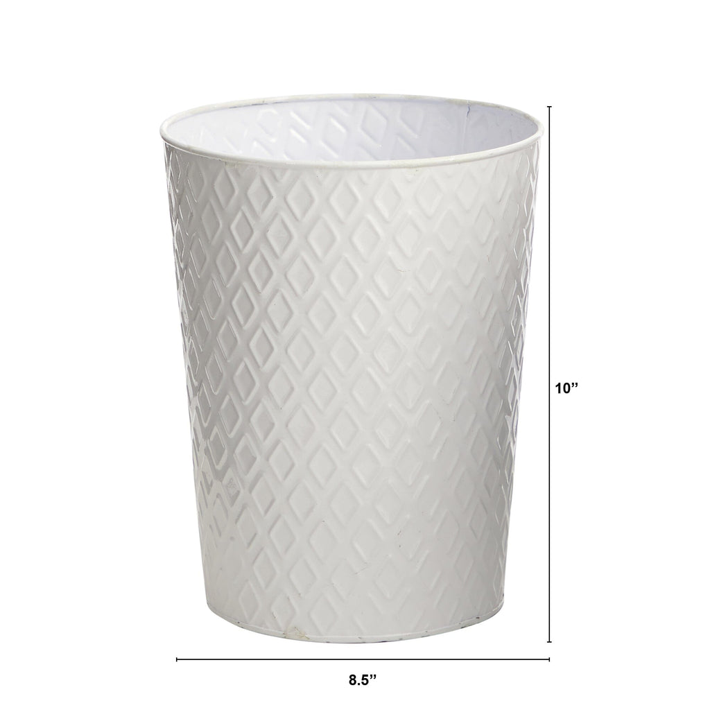 10” Embossed Tin Planter