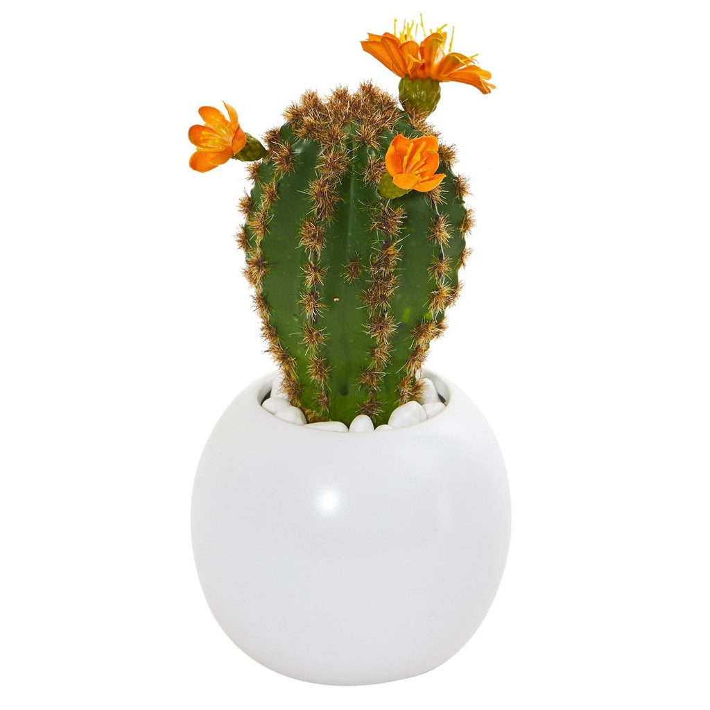 10” Mix Succulent Artificial Plant in White Planter (Set of 3)