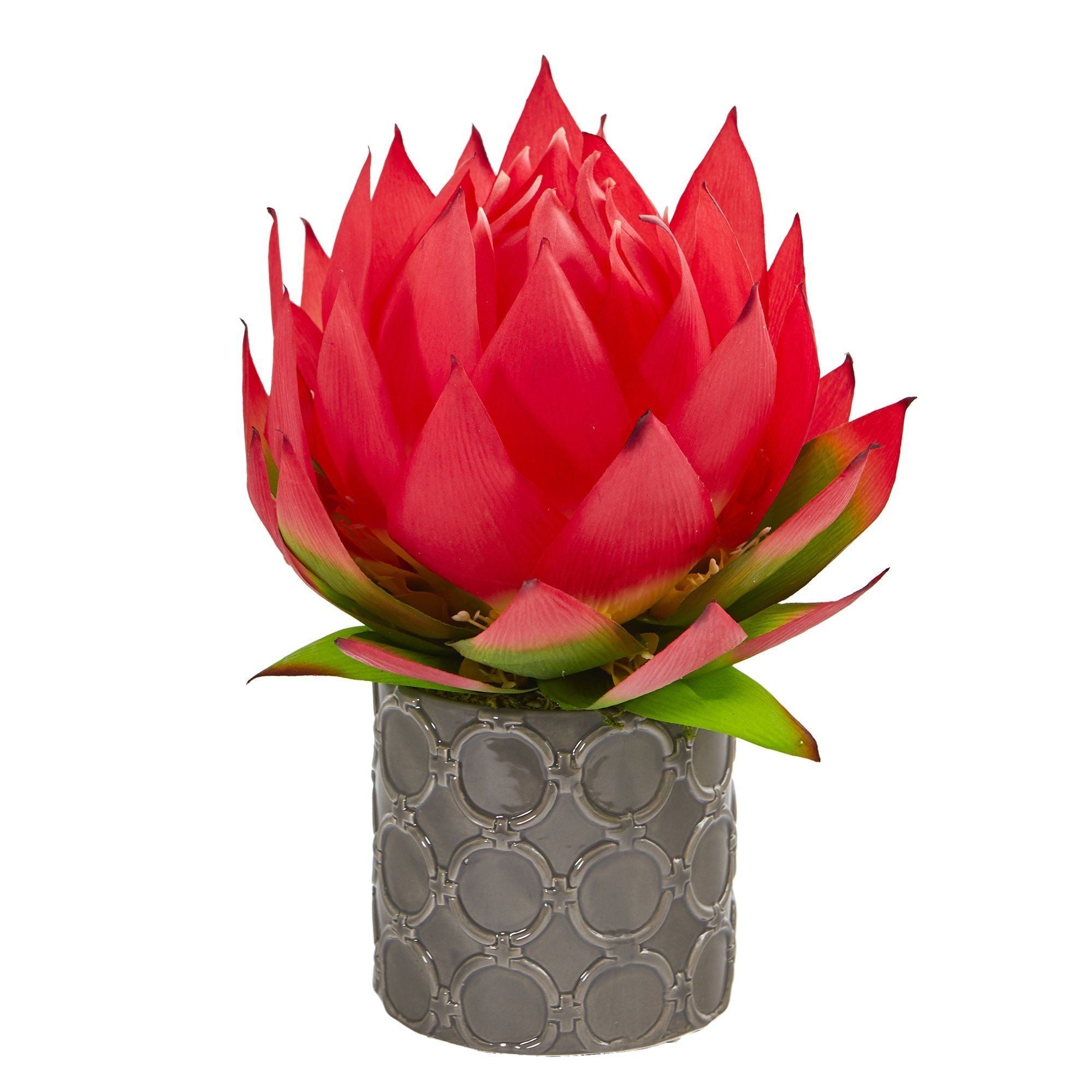 12” Musella Artificial Arrangement in Designer Vase