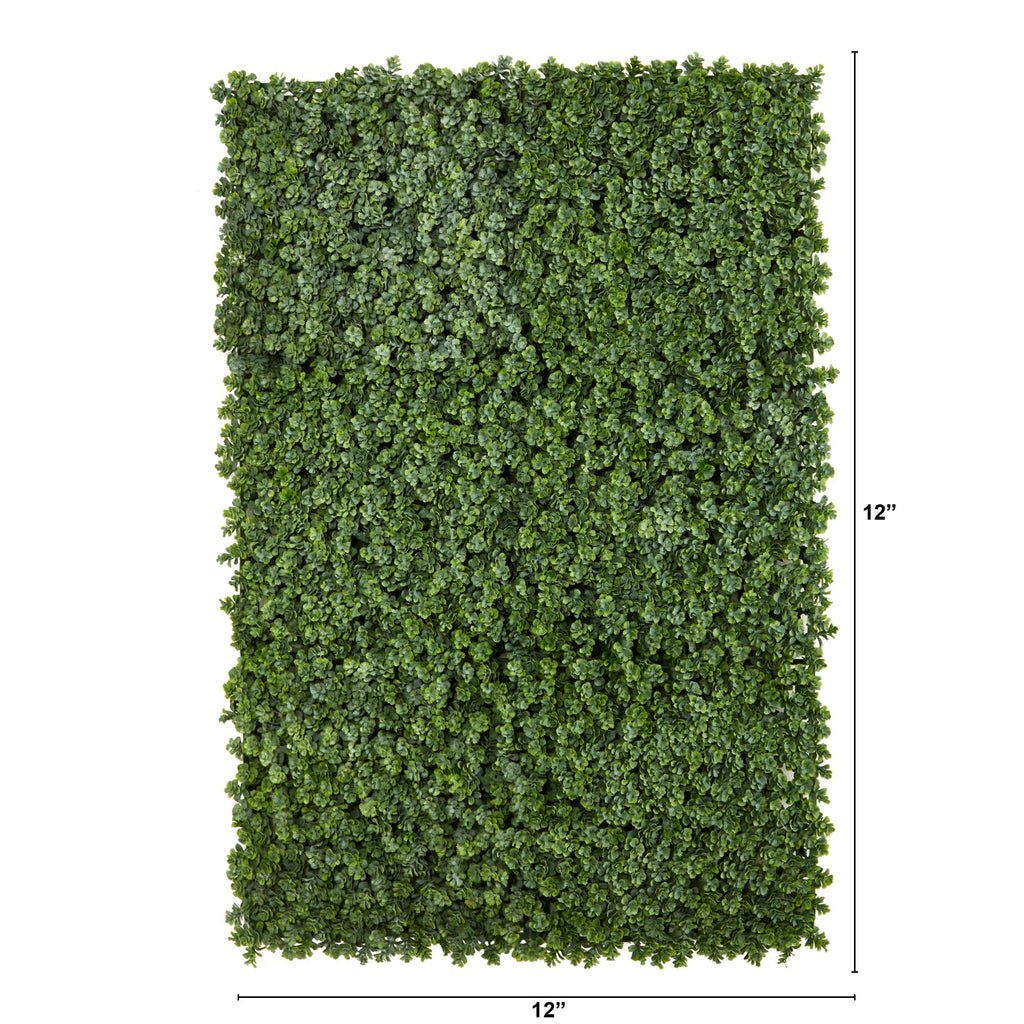 12” Succulent Artificial Wall Mat (Indoor/Outdoor) (Set of 6)